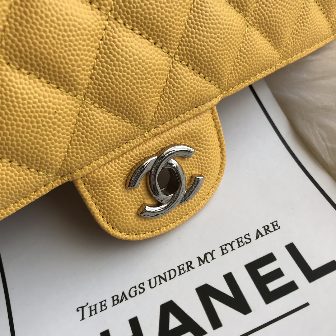 A01112, Classic Handbag, Chanel handbag, Grained Calfskin / caviar