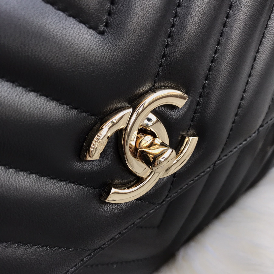 A92236, Small Flap Bag with Top Handle, CHANEL HANDBAG, 25CM