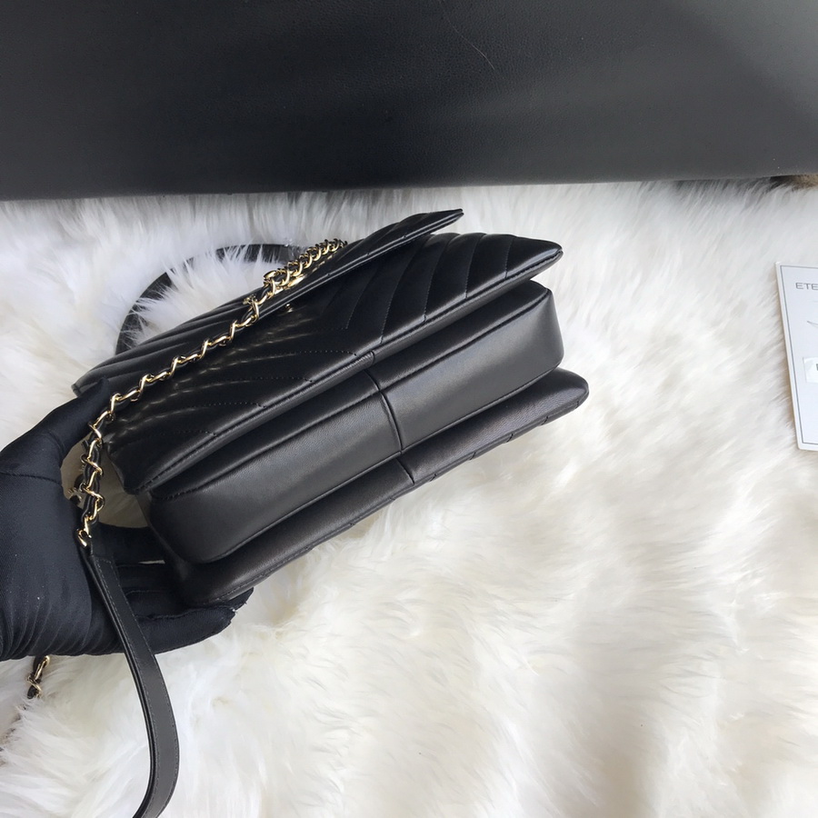A92236, Small Flap Bag with Top Handle, CHANEL HANDBAG, 25CM
