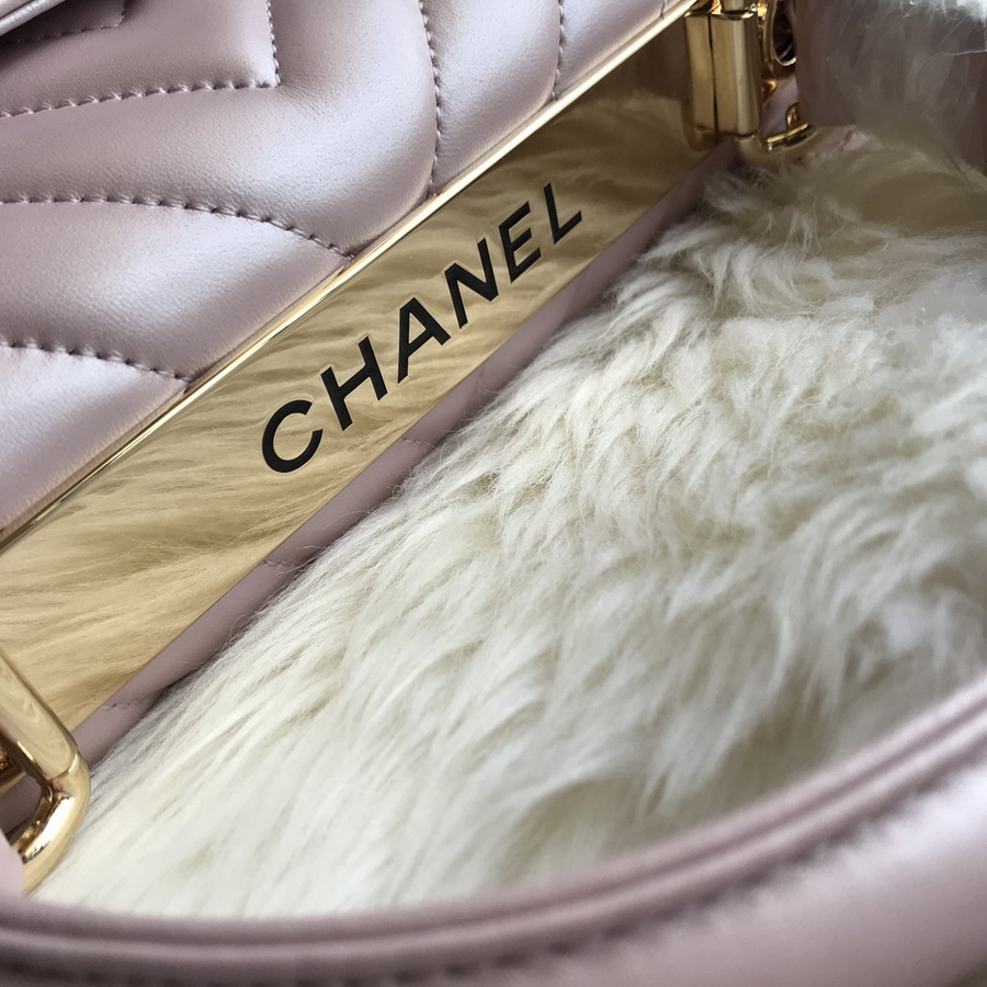 A92236, Small Flap Bag with Top Handle, CHANEL HANDBAG, 25CM