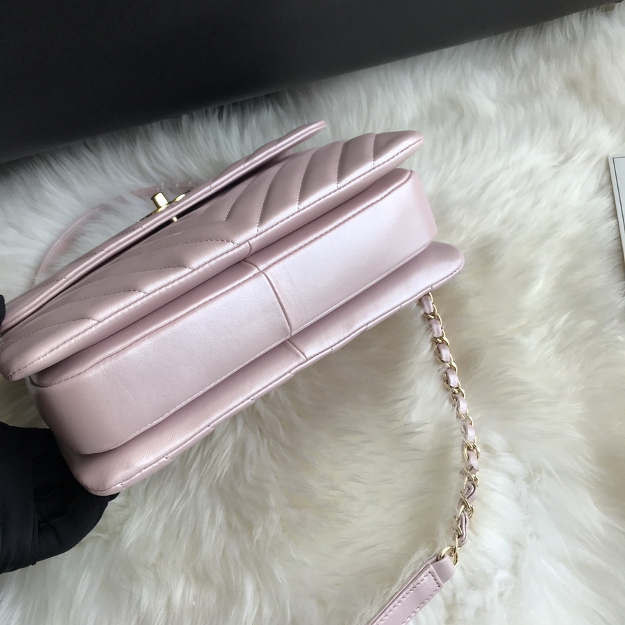 A92236, Small Flap Bag with Top Handle, CHANEL HANDBAG, 25CM