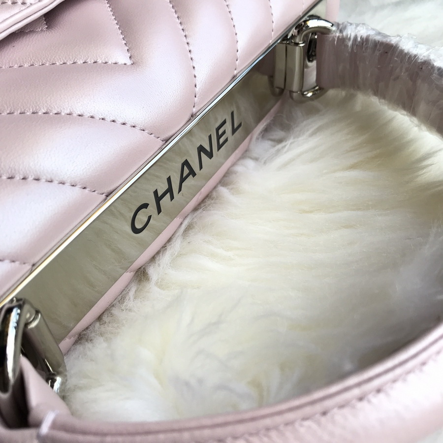 A92236, Small Flap Bag with Top Handle, CHANEL HANDBAG, 25CM
