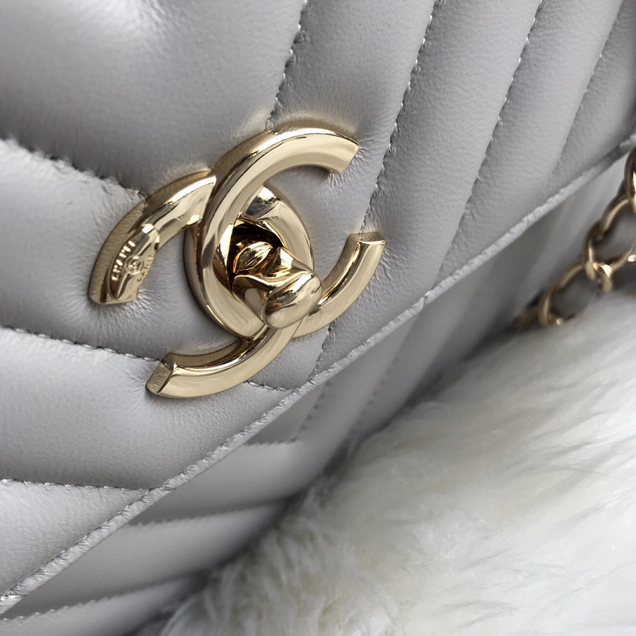 A92236, Small Flap Bag with Top Handle, CHANEL HANDBAG, 25CM