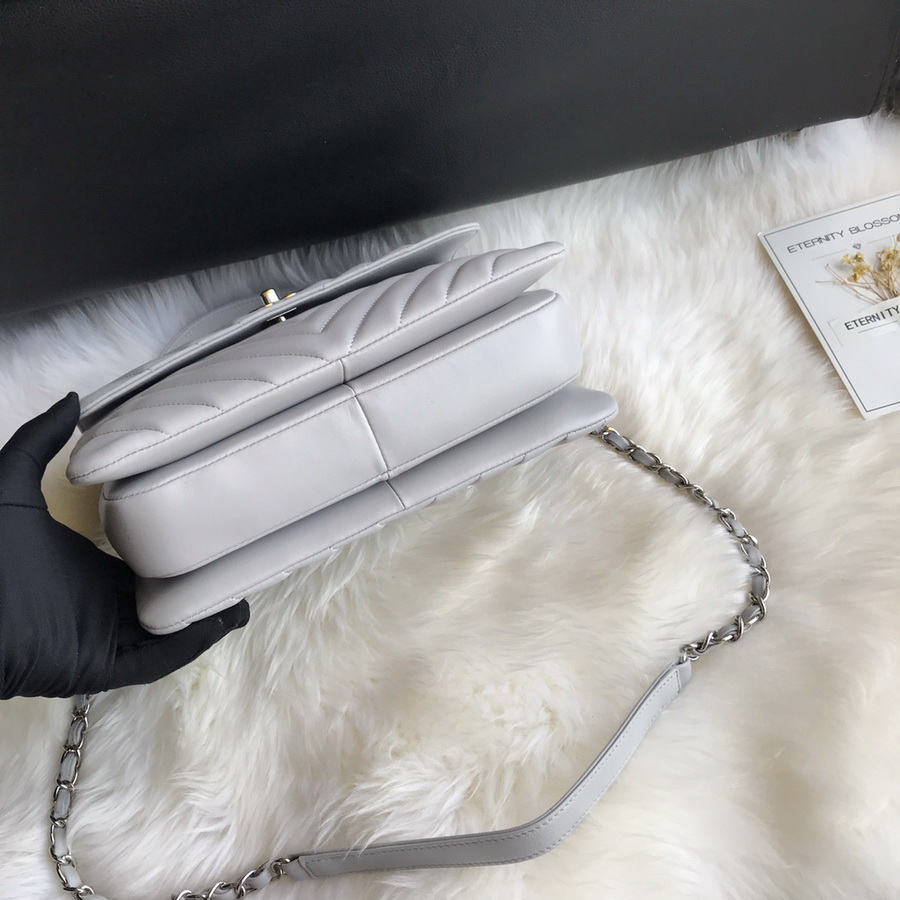 A92236, Small Flap Bag with Top Handle, CHANEL HANDBAG, 25CM
