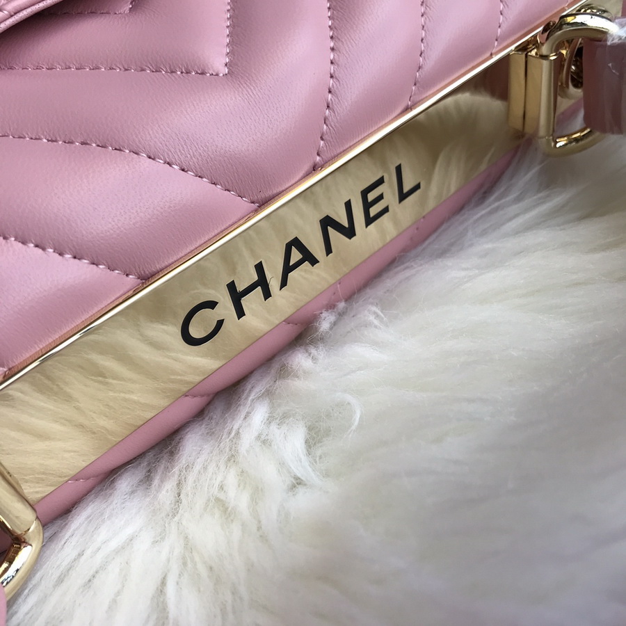 A92236, Small Flap Bag with Top Handle, CHANEL HANDBAG, 25CM