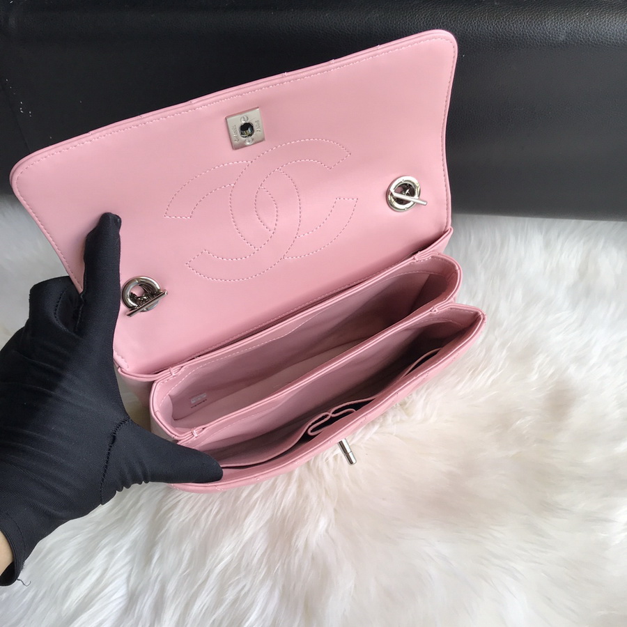 A92236, Small Flap Bag with Top Handle, CHANEL HANDBAG, 25CM