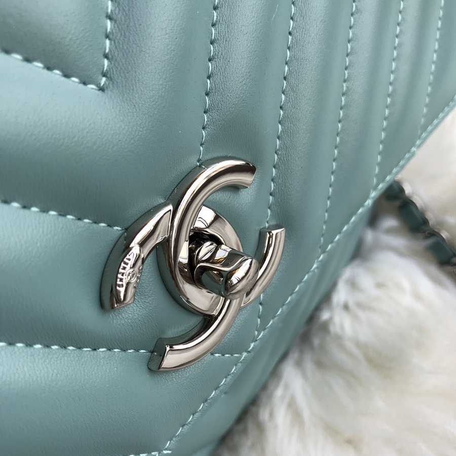 A92236, Small Flap Bag with Top Handle, CHANEL HANDBAG, 25CM