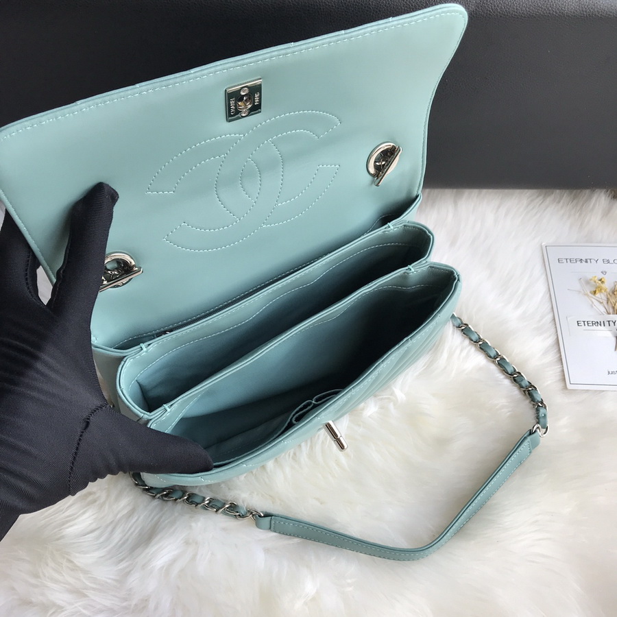 A92236, Small Flap Bag with Top Handle, CHANEL HANDBAG, 25CM