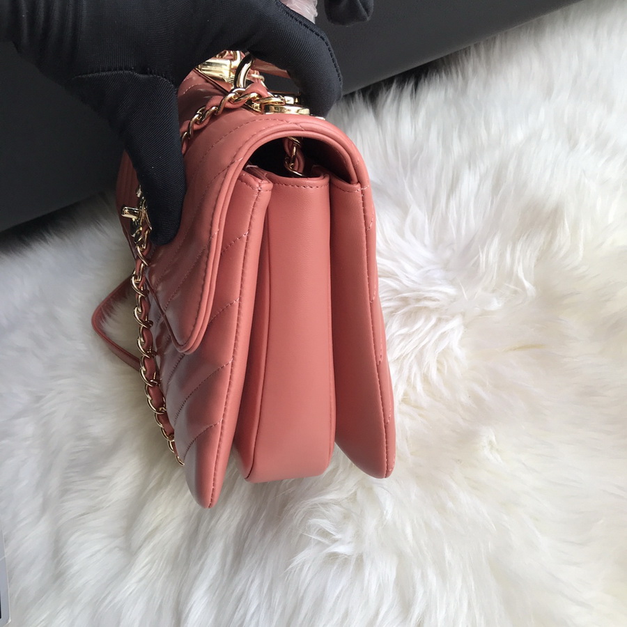 A92236, Small Flap Bag with Top Handle, CHANEL HANDBAG, 25CM