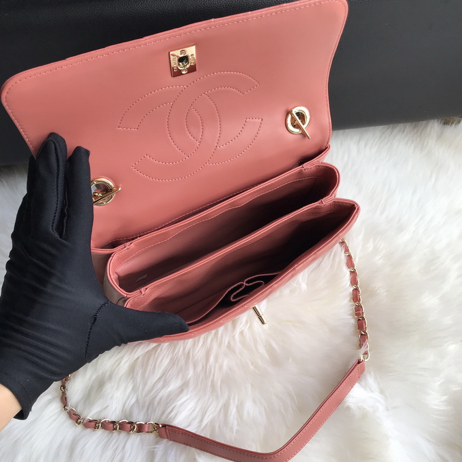 A92236, Small Flap Bag with Top Handle, CHANEL HANDBAG, 25CM