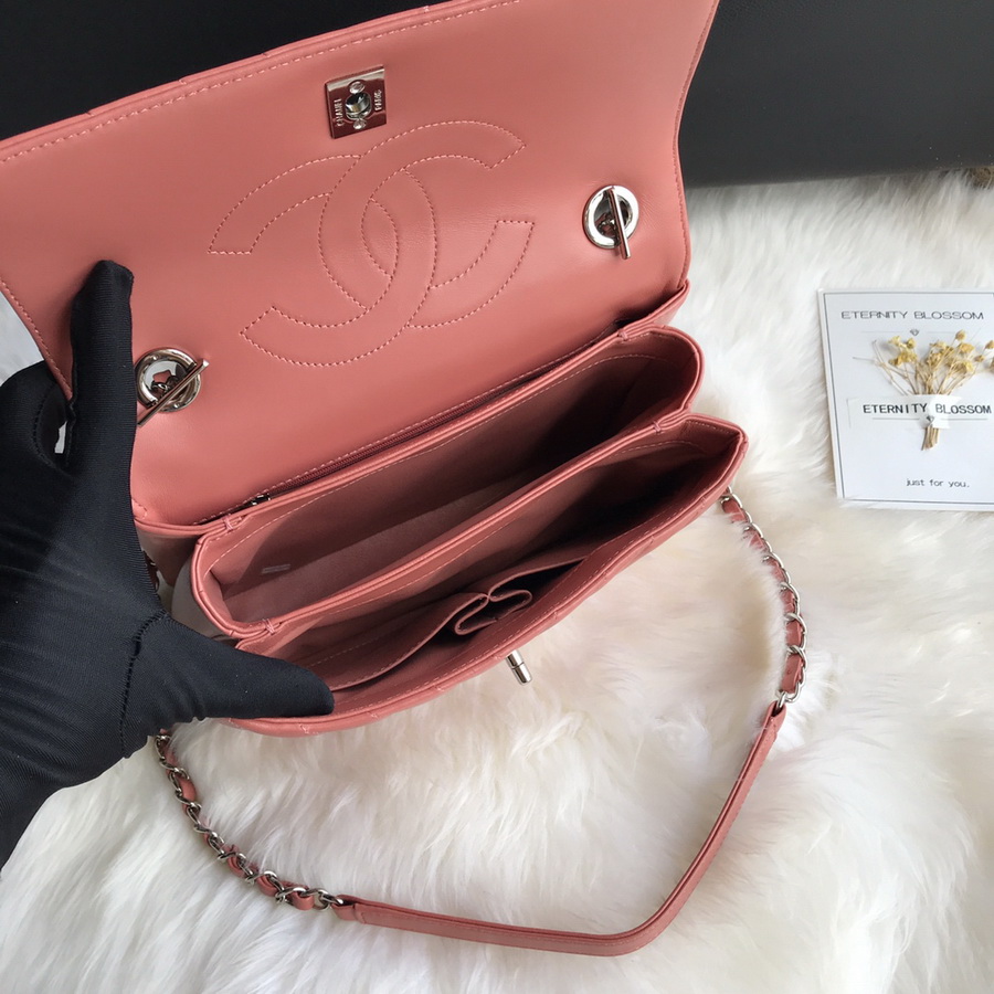 A92236, Small Flap Bag with Top Handle, CHANEL HANDBAG, 25CM