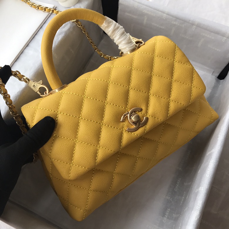 A92990, Small Flap Bag with Top Handle, CHANEL Handbags, Caviar, Grained Calfskin, Lizard & Gold-Tone Metal