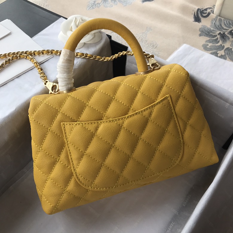 A92990, Small Flap Bag with Top Handle, CHANEL Handbags, Caviar, Grained Calfskin, Lizard & Gold-Tone Metal