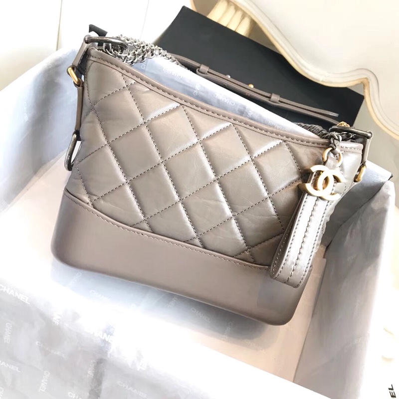 A91810, CHANEL'S GABRIELLE Small Hobo Bag, Silver-Tone & Gold-Tone Metal