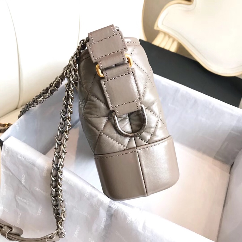 A91810, CHANEL'S GABRIELLE Small Hobo Bag, Silver-Tone & Gold-Tone Metal