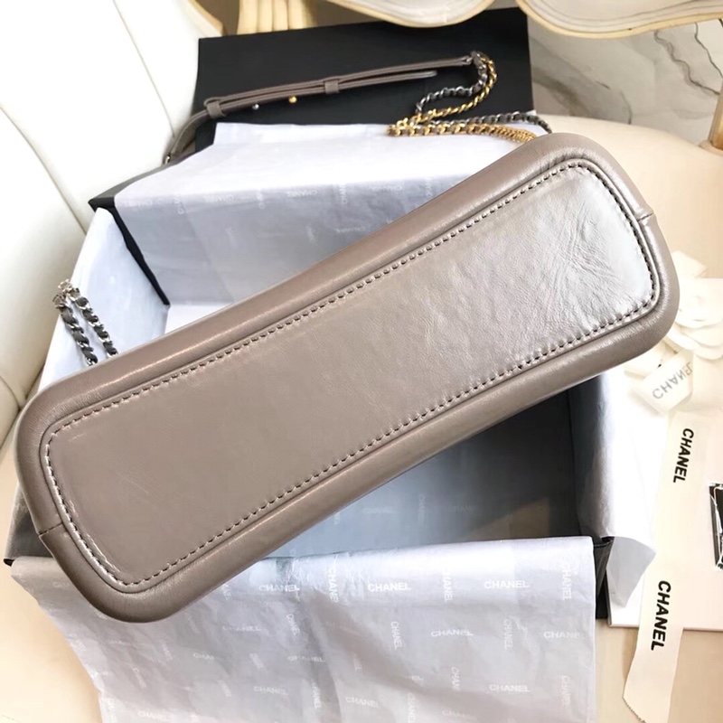 A93824, CHANEL'S GABRIELLE Hobo Bag, Silver-Tone & Gold-Tone Metal