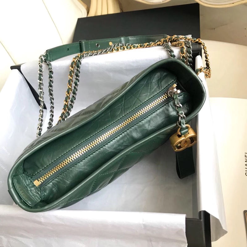 A91810, CHANEL'S GABRIELLE Small Hobo Bag, Silver-Tone & Gold-Tone Metal
