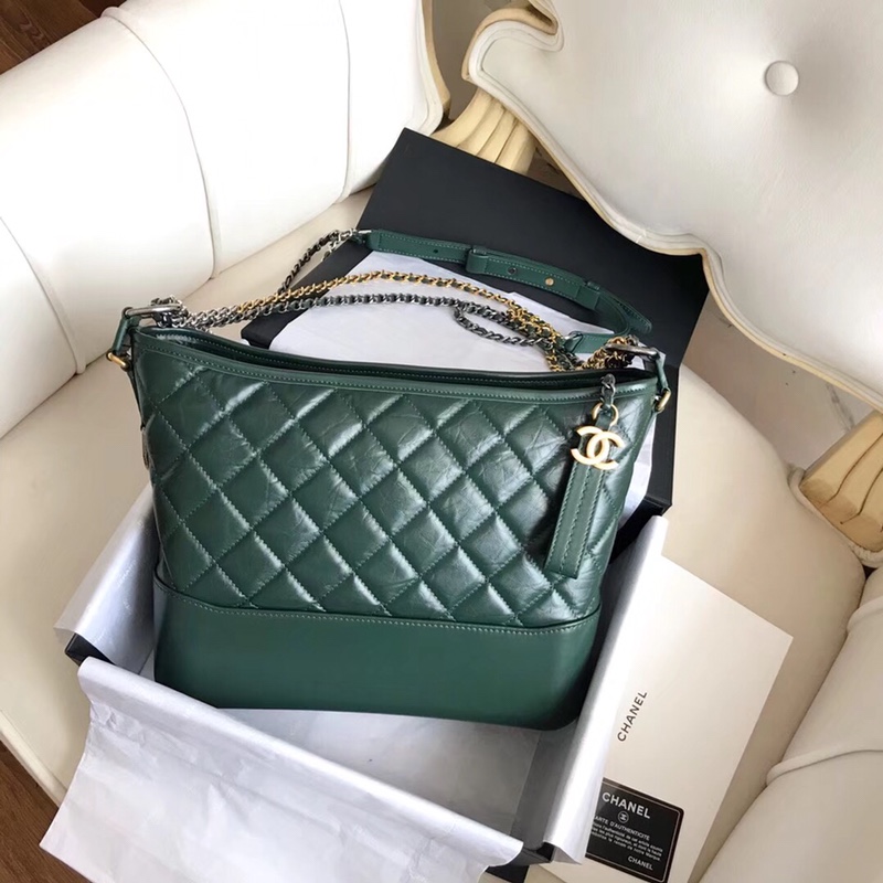 A91810, CHANEL'S GABRIELLE Small Hobo Bag, Silver-Tone & Gold-Tone Metal