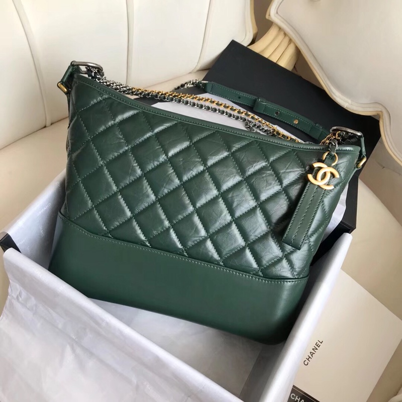 A93824, CHANEL'S GABRIELLE Hobo Bag, Silver-Tone & Gold-Tone Metal