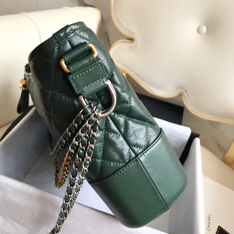 A93824, CHANEL'S GABRIELLE Hobo Bag, Silver-Tone & Gold-Tone Metal