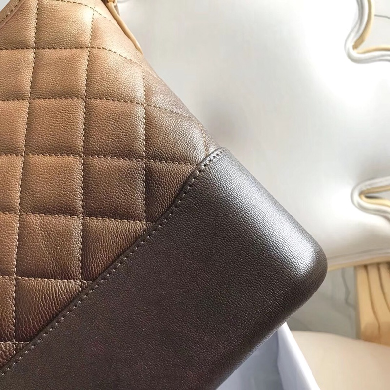 A93824, CHANEL'S GABRIELLE Hobo Bag, Silver-Tone & Gold-Tone Metal