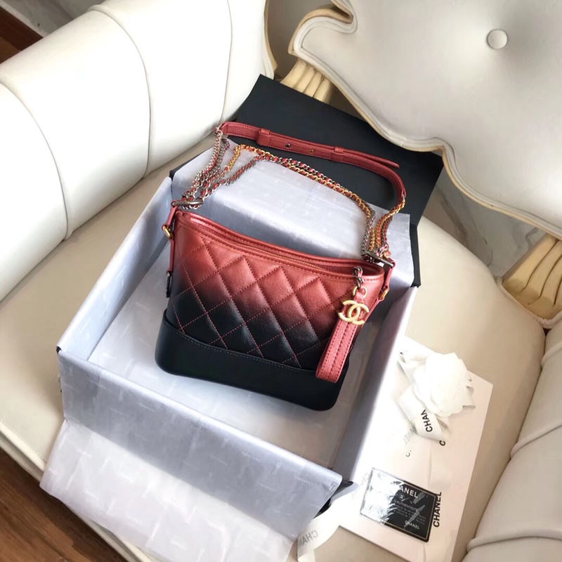 A91810, CHANEL'S GABRIELLE Small Hobo Bag, Silver-Tone & Gold-Tone Metal