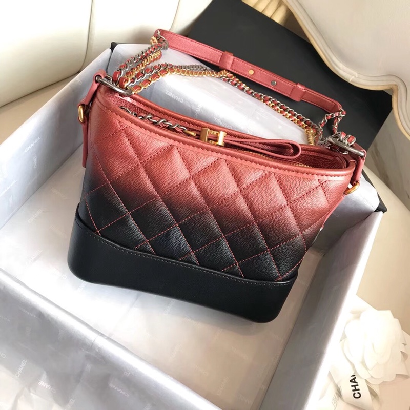A91810, CHANEL'S GABRIELLE Small Hobo Bag, Silver-Tone & Gold-Tone Metal