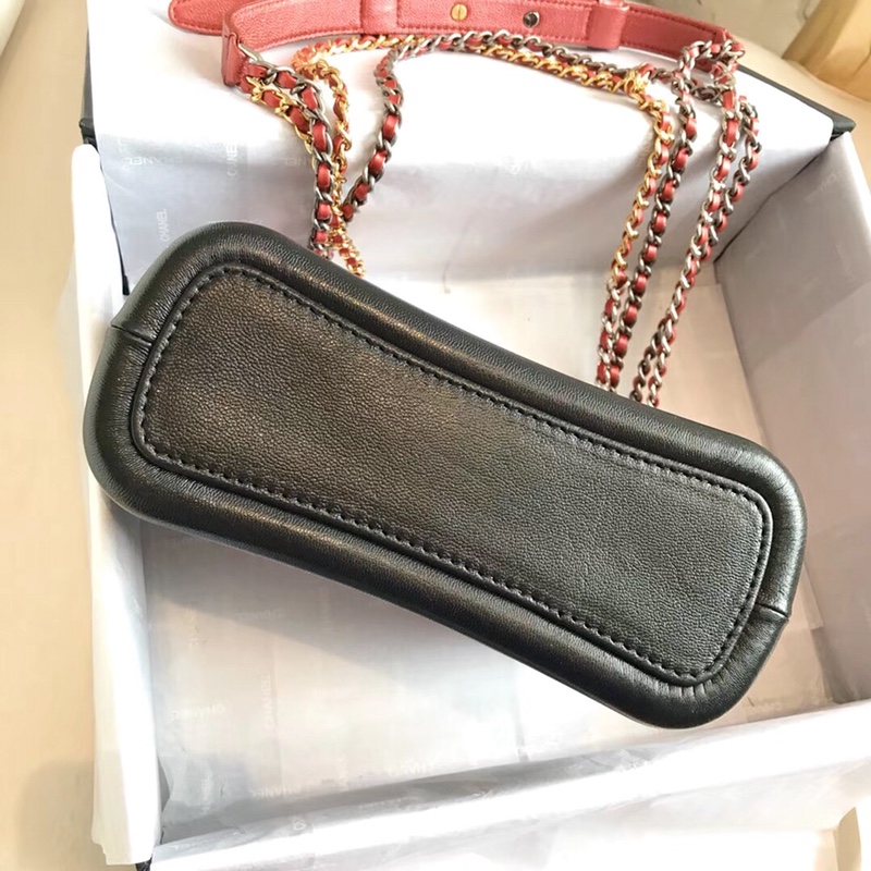 A91810, CHANEL'S GABRIELLE Small Hobo Bag, Silver-Tone & Gold-Tone Metal