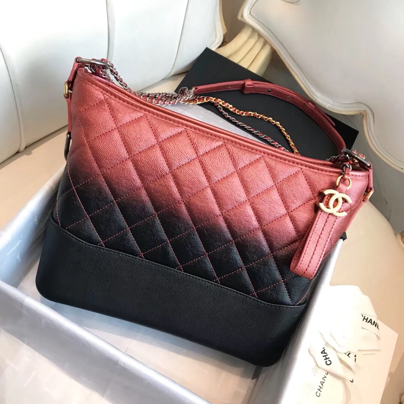 A93824, CHANEL'S GABRIELLE Hobo Bag, Silver-Tone & Gold-Tone Metal