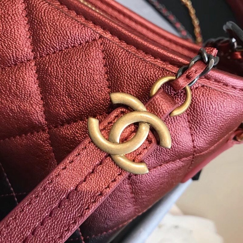 A93824, CHANEL'S GABRIELLE Hobo Bag, Silver-Tone & Gold-Tone Metal