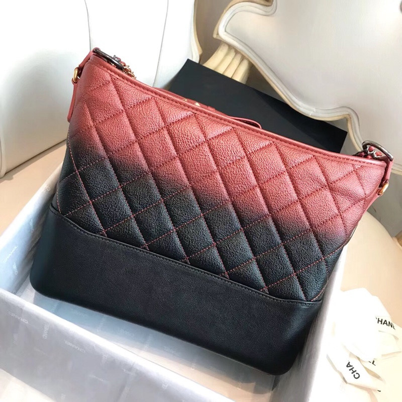 A93824, CHANEL'S GABRIELLE Hobo Bag, Silver-Tone & Gold-Tone Metal