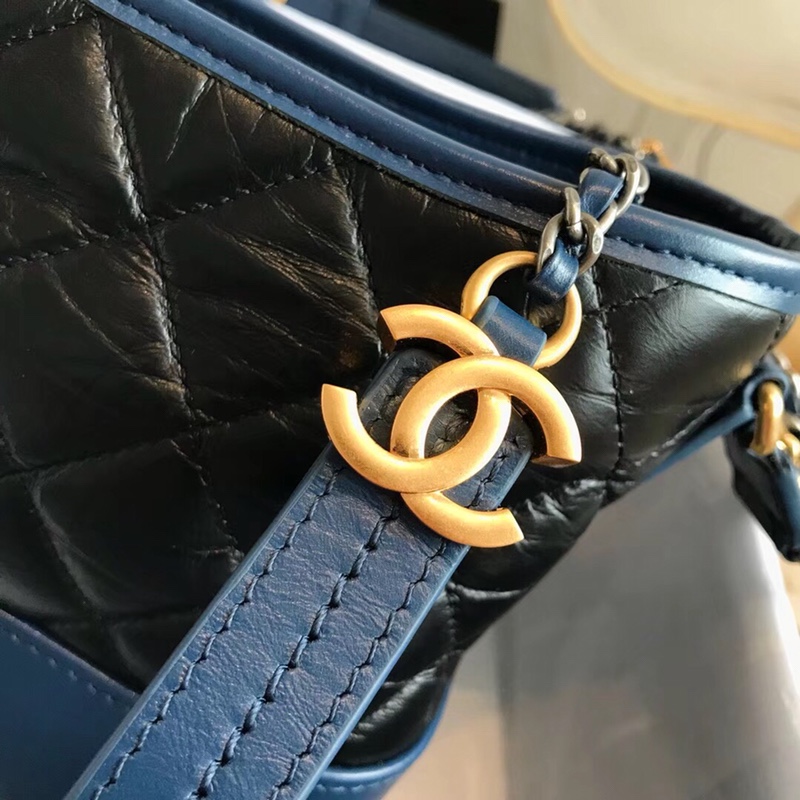 A91810, CHANEL'S GABRIELLE Small Hobo Bag, Silver-Tone & Gold-Tone Metal
