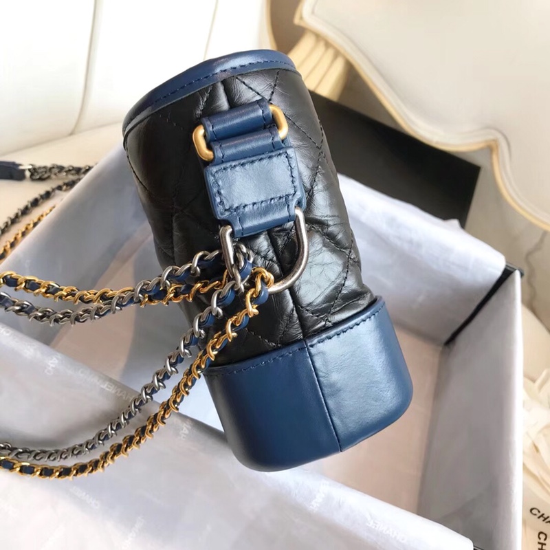 A91810, CHANEL'S GABRIELLE Small Hobo Bag, Silver-Tone & Gold-Tone Metal