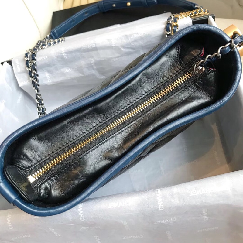 A91810, CHANEL'S GABRIELLE Small Hobo Bag, Silver-Tone & Gold-Tone Metal