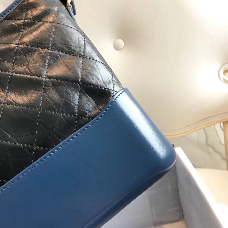 A93824, CHANEL'S GABRIELLE Hobo Bag, Silver-Tone & Gold-Tone Metal