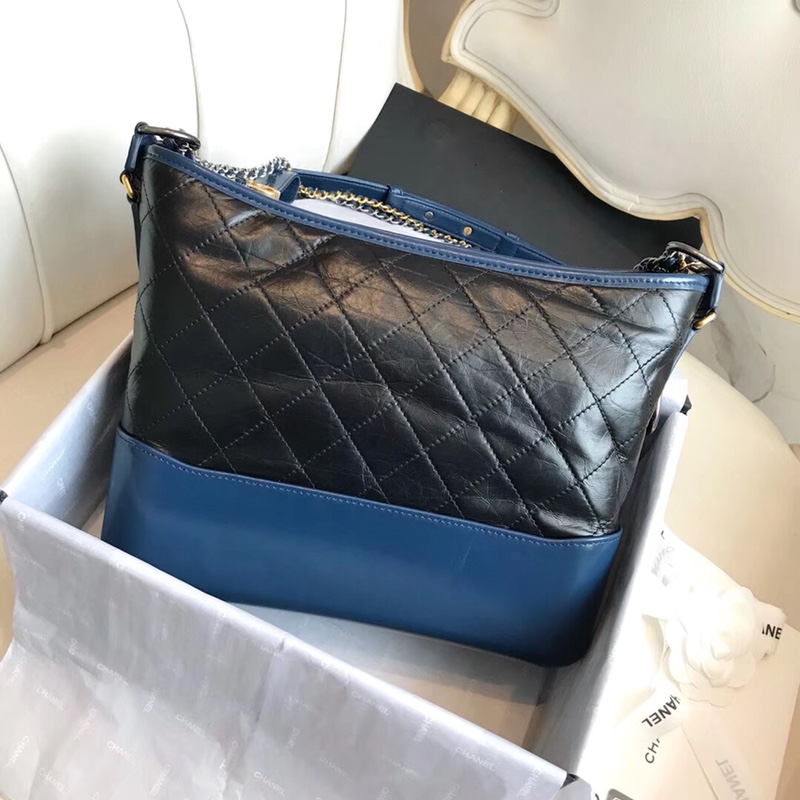 A93824, CHANEL'S GABRIELLE Hobo Bag, Silver-Tone & Gold-Tone Metal