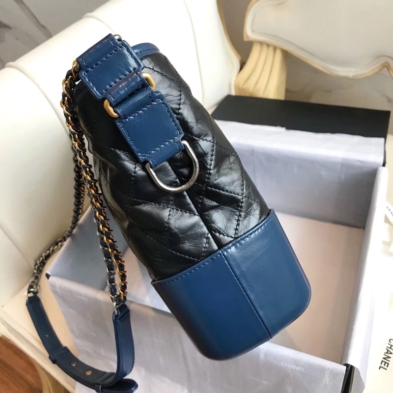 A93824, CHANEL'S GABRIELLE Hobo Bag, Silver-Tone & Gold-Tone Metal