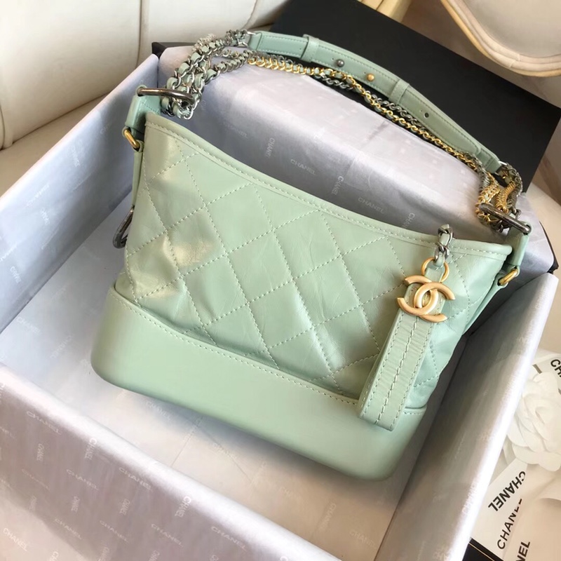 A91810, CHANEL'S GABRIELLE Small Hobo Bag, Silver-Tone & Gold-Tone Metal