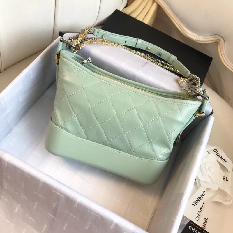 A91810, CHANEL'S GABRIELLE Small Hobo Bag, Silver-Tone & Gold-Tone Metal