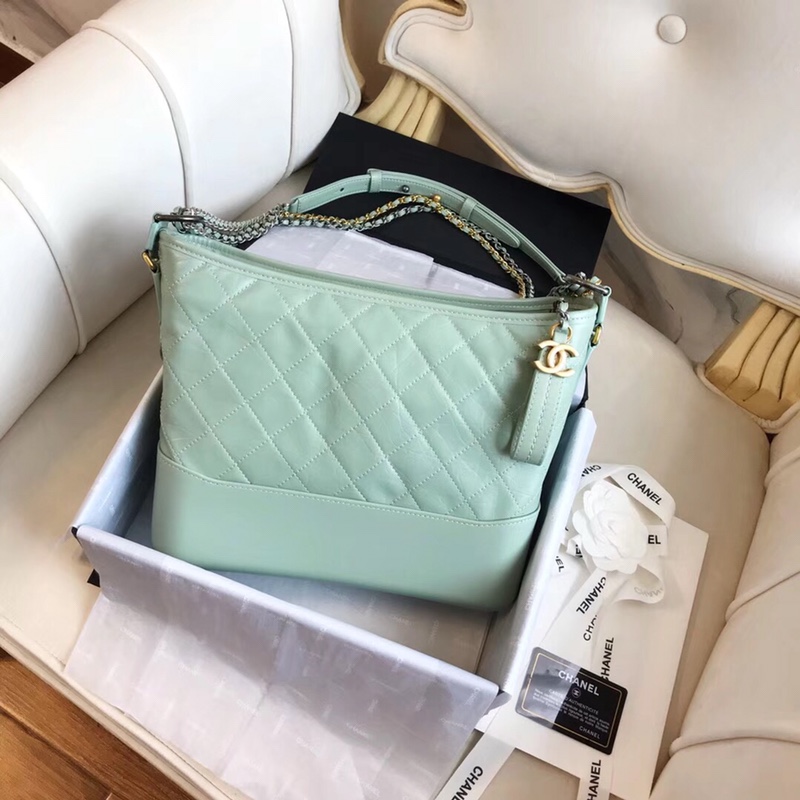 A93824, CHANEL'S GABRIELLE Hobo Bag, Silver-Tone & Gold-Tone Metal