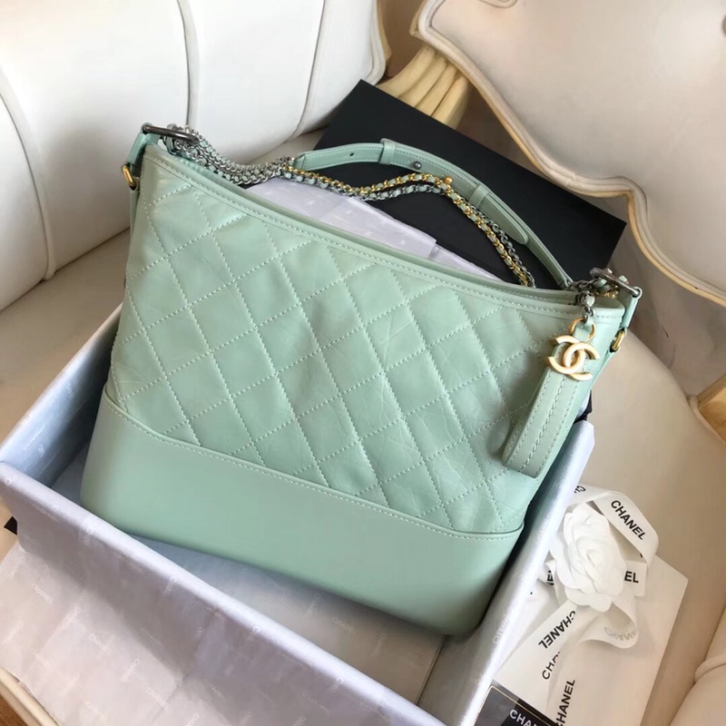 A93824, CHANEL'S GABRIELLE Hobo Bag, Silver-Tone & Gold-Tone Metal