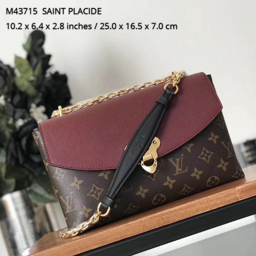 M43715, SAINT PLACIDE, Louis Vuitton LV Handbag Cross body bags