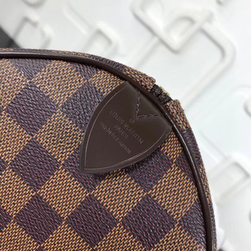 N41364, SPEEDY 30 Damier Ebène Canvas, Louis Vuitton LV Top handle Bag