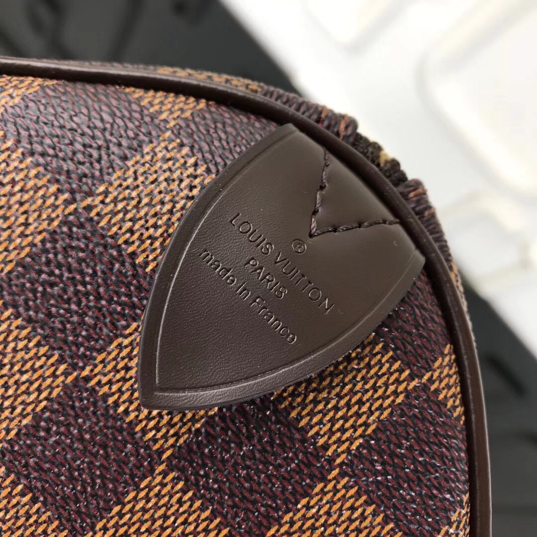 N41365, SPEEDY 25 Damier Ebène Canvas, Louis Vuitton LV Top handle Bag