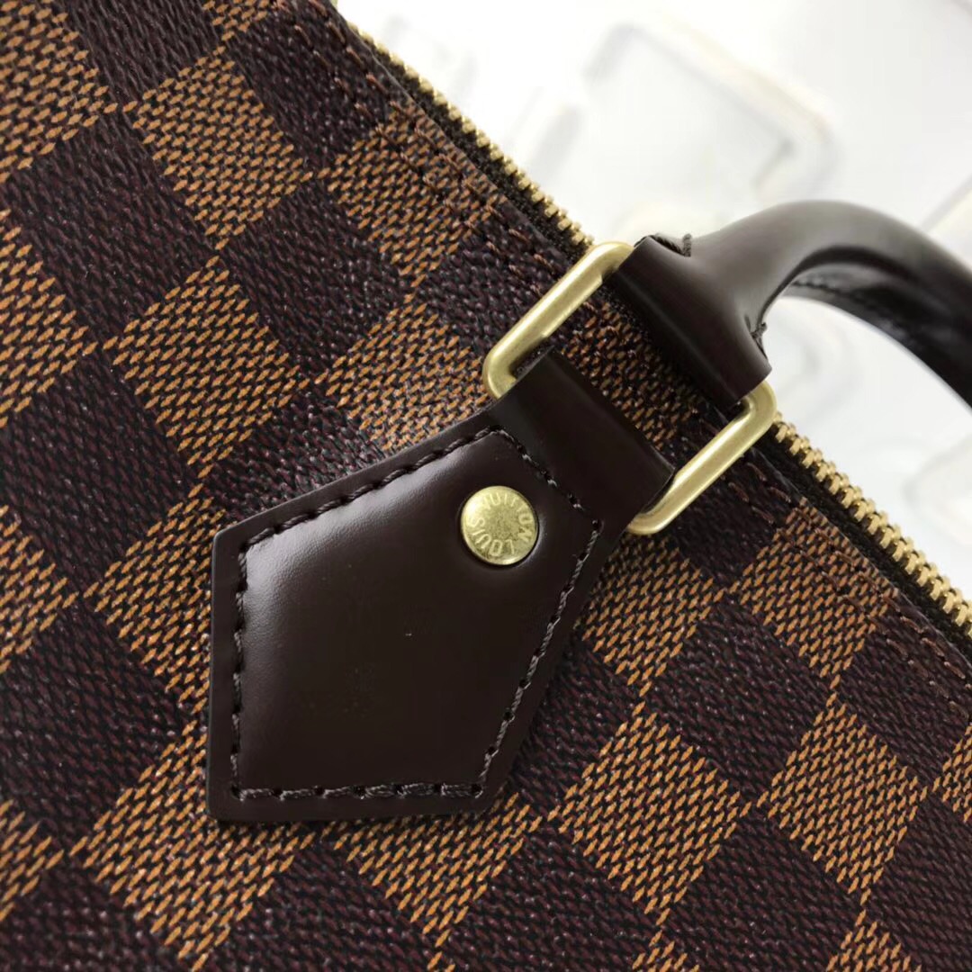 N41365, SPEEDY 25 Damier Ebène Canvas, Louis Vuitton LV Top handle Bag