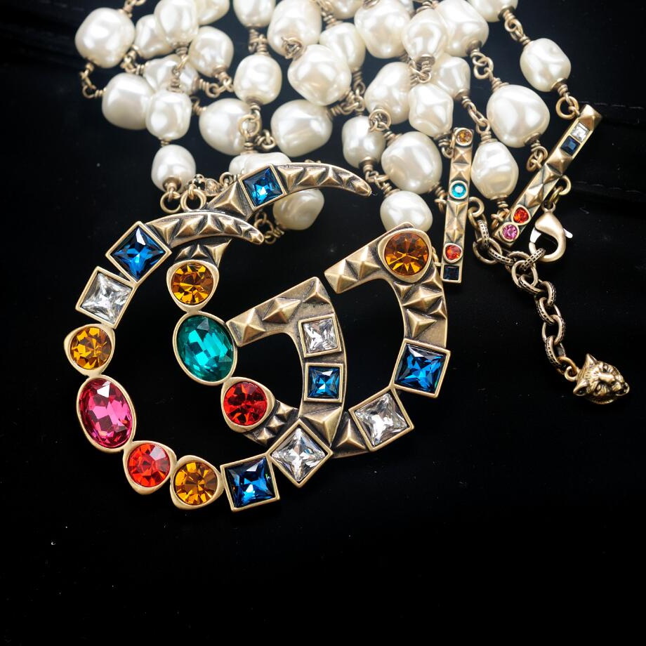 Crystal Double G necklace, GUCCI JEWELRY