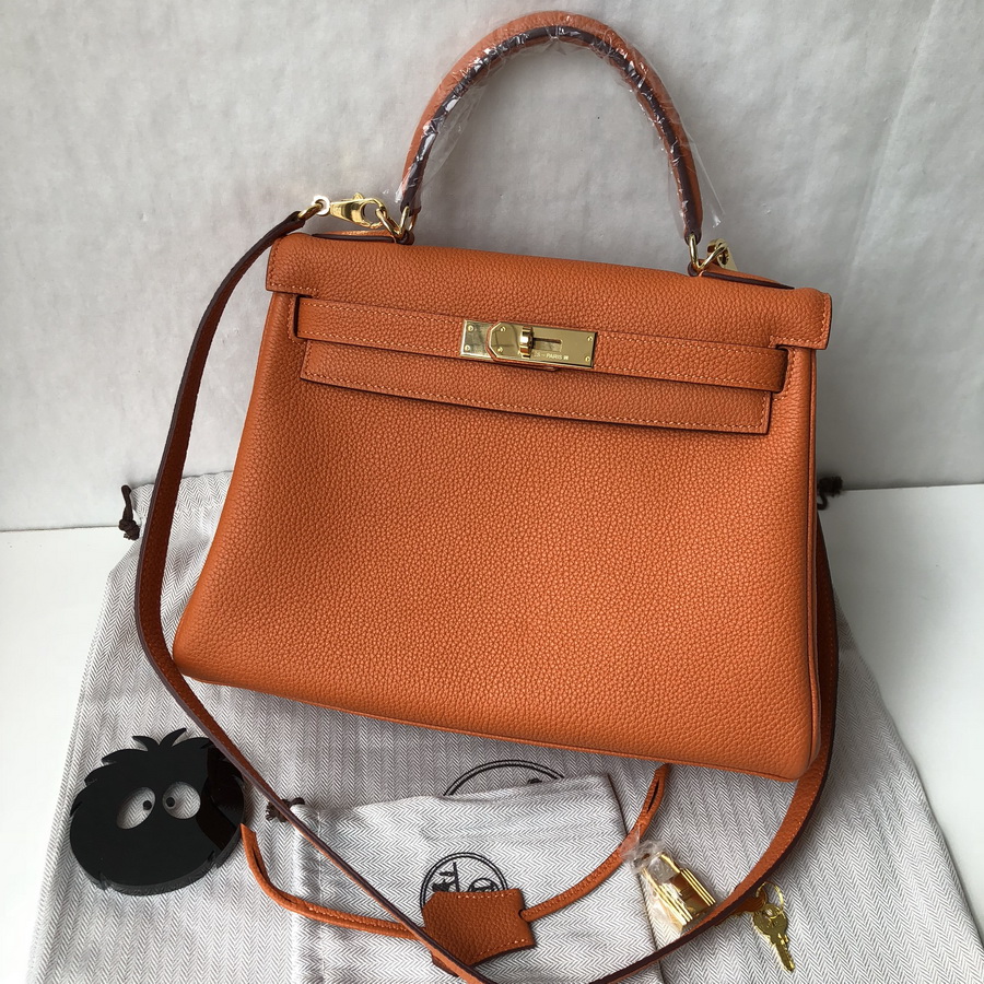 Hermès Kelly 28, Togo Leather, Shoulder bag