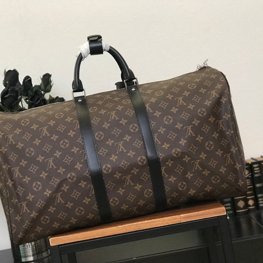 M56714, KEEPALL BANDOULIÈRE 55, Louis Vuitton LV TRAVEL BAG 