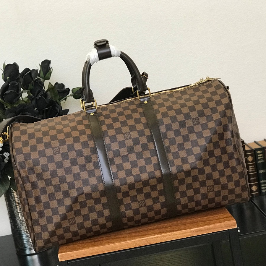 KEEPALL BANDOULIÈRE 50, Louis Vuitton LV TRAVEL BAG 