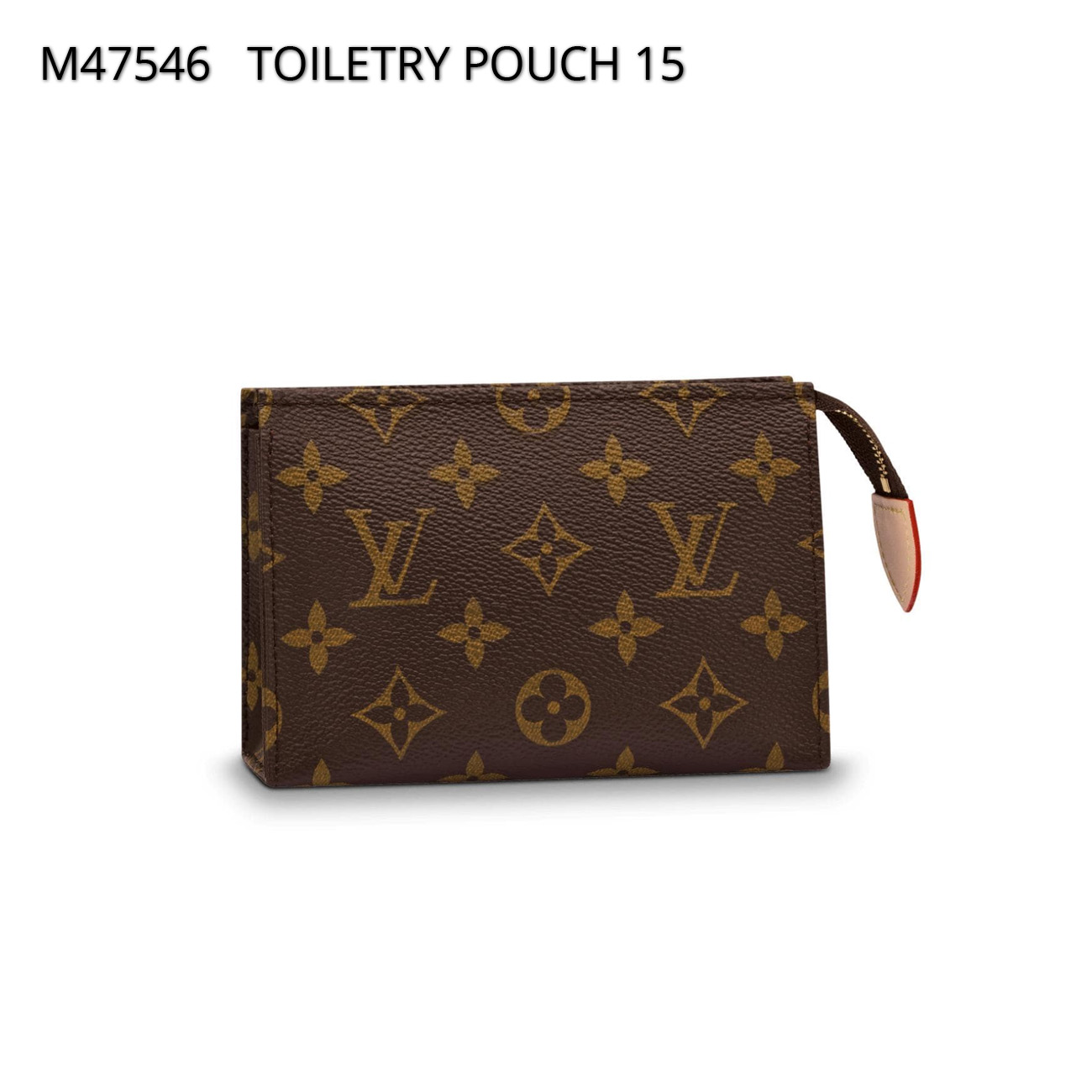 M47546, TOILETRY POUCH 15, Louis Vuitton LV